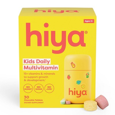 Hiya Kids' Daily Multivitamin Chewable Tablets - 30ct