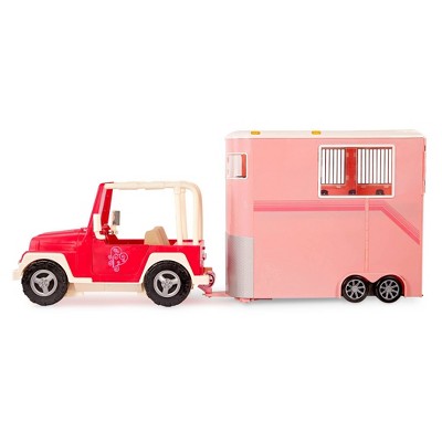 Our Generation My Way and Highways Pink and White Plastic 4x4 Vehicle (LOCAL PICKUP ONLY)