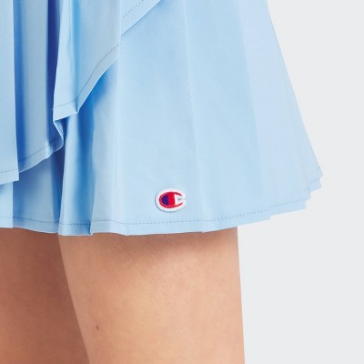 Champion Girls' Pleated Skort - Light Blue L