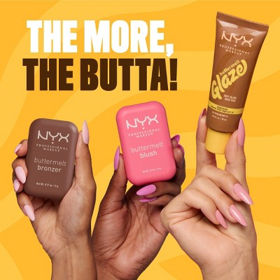 NYX Professional Makeup Buttermelt Glaze Skin Tint with SPF 30 - Cashew Butta - 1.01 fl oz: Contains Shea Butter, Light Coverage, For Face, Cream Form