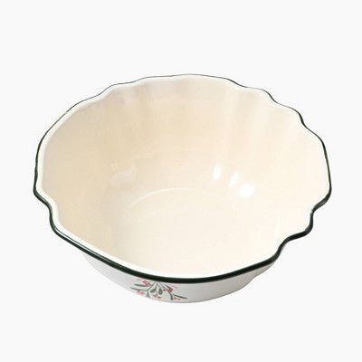 Cook With Color Enamel Serving Bowl Mistletoe