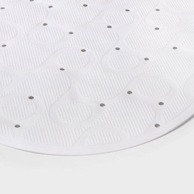17"x36" Rounded Bath Mat White - Room Essentials