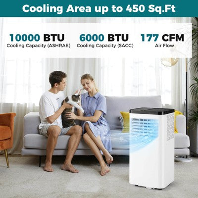 Costway 10000 BTU Portable Air Conditioner with Fan and Dehumidifier Remote Control (LOCAL PICKUP ONLY)