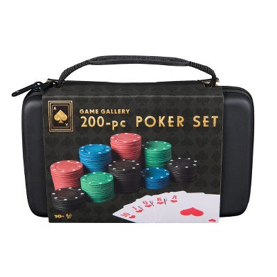 Spin Master Games Game Gallery 200pc Poker Set