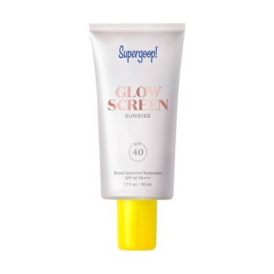 Supergoop! Glowscreen Sunrise Hydrating Glowy Tinted Primer Sunscreen with Hyaluronic Acid + Niacinamide - SPF 40 - 1.7 fl oz