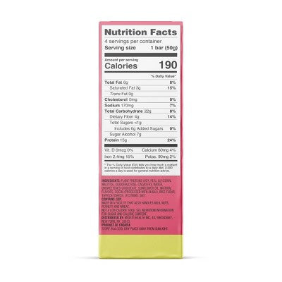 Misfits Plant Based Cookie Butter Protein Bar - 15g Protein - 7.1oz/4pk