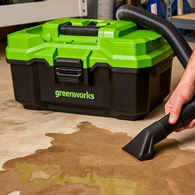 Greenworks POWERALL 24V Cordless Brushless 3Gal Wet/Dry Vac 4Ah Battery Charger (LOCAL PICKUP ONLY)