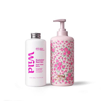 LoveShackFancy x Target - Wild Roseheart Body Wash - Summer Berries - 10.14 fl oz