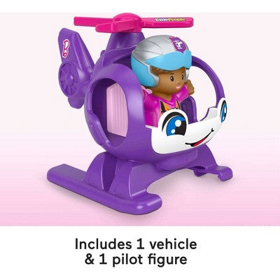 Little People Barbie Toys Push-Along Vehicle & Figure Set Collection, Styles May Vary