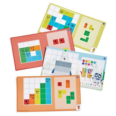 hand2mind Numberblocks Puzzle Solver: Educational Toddler Learning Toy, 42-Piece Plastic Set for Math Skills