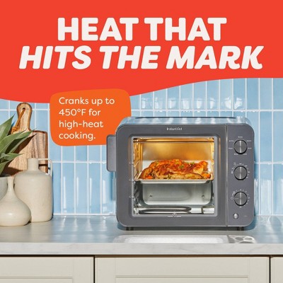 Instant Pot InstantHeat4 Slice Air Fryer Toaster Oven, 7-in-1, No Preheat Required Air Fry, Bake, Toast, Roast, Broil, Warm, and Make Pizza