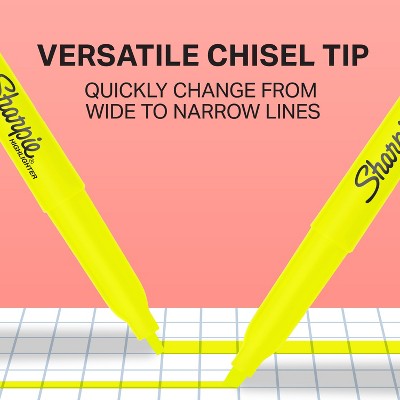 Highlighter 4 ct Yellow Sharpie