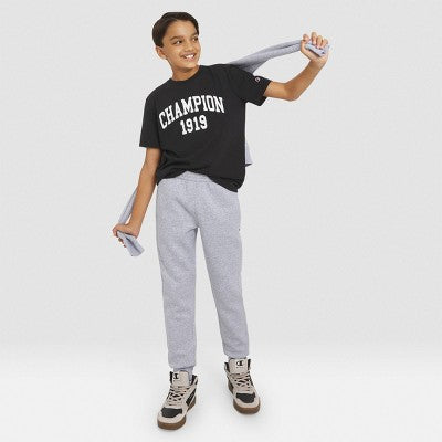 Champion Kids' Fleece Jogger Pants - Heather Gray XL