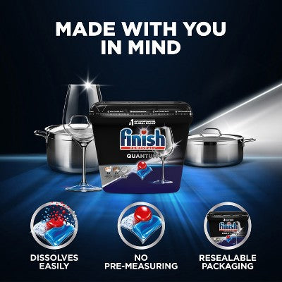 Finish Fresh Quantum Dishwasher Detergent Tablets - 72ct