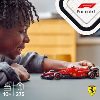 LEGO Speed Champions Ferrari SF-24 F1 Race Car Building Set and Toy Driver 77242