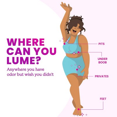 Lume Whole Body Women's Deodorant Spray - Unscented - 3.6oz
