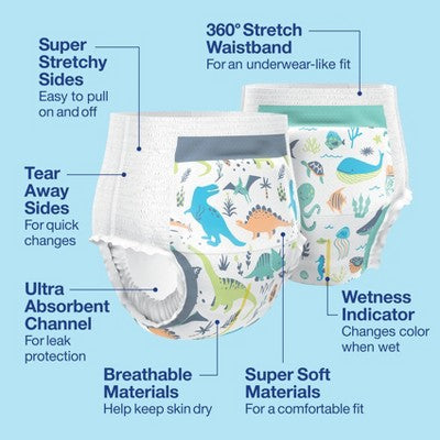 Boys' Disposable Training Pants - 3T-4T - 86ct - up&up