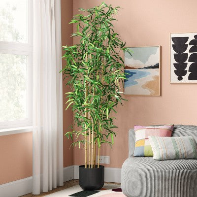Faux Bamboo Artificial Tree Green - Room Essentials (LOCAL PICKUP ONLY)