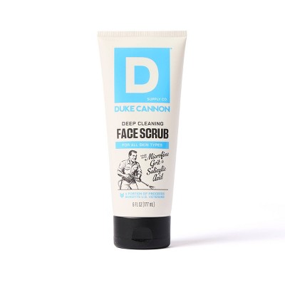 Duke Cannon Supply Co. Deep Cleaning Face Scrub Face Wash - 6oz