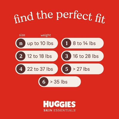 Huggies Skin Essentials Disposable Diapers - Econ+ Pack - Size 2 - 192ct