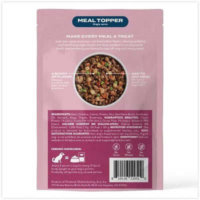 Jinx Chicken and Beef Flavor Meal Topper Wet Dog Food - 3oz