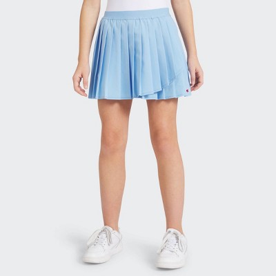 Champion Girls' Pleated Skort - Light Blue L