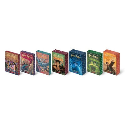 Harry Potter Box Set Books 1-7 Stenciled Edges - by J. K. Rowling (Paperback)