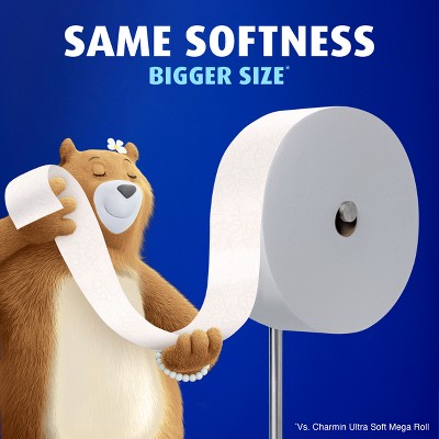 Charmin Ultra Soft Bath Tissue Septic-Safe Toilet Paper Forever Roll Refill - 1700 Sheet