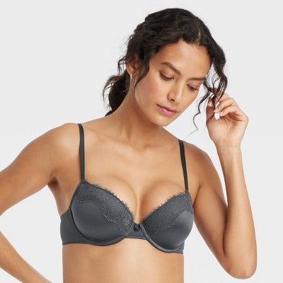 Women's Demi T-Shirt Bra - Auden Gray 36DDD