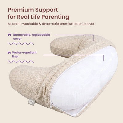 Boppy Luxe Nursing Pillow - Oat Boucle