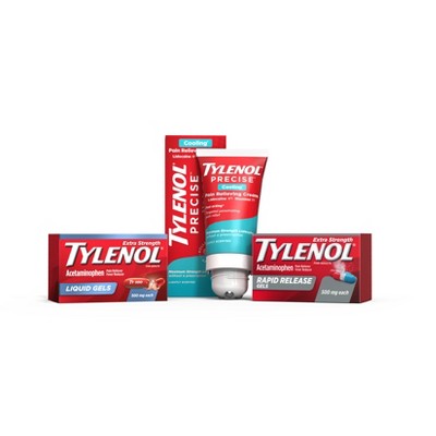 Tylenol Extra Strength Liquid Gels, Pain Reliever & Fever Reducer - Acetaminophen - 18ct