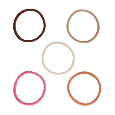 Goody Seamless Active Elastic Hair Ties - Warm - 10ct