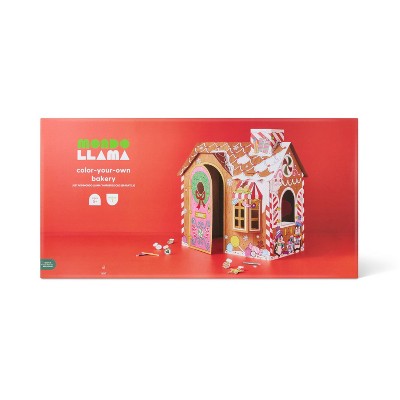 Christmas Craft Color-Your-Own Holiday Bakery Fort DIY Art Kit - Mondo Llama (Target Exclusive) (LOCAL PICKUP ONLY)