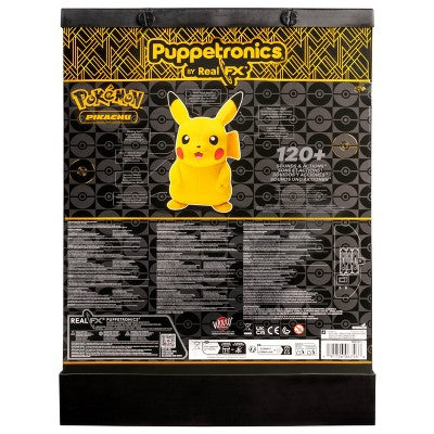 Pokemon Pikachu Puppetronic by RealFX - 16" Interactive Plush with 120+ Animations