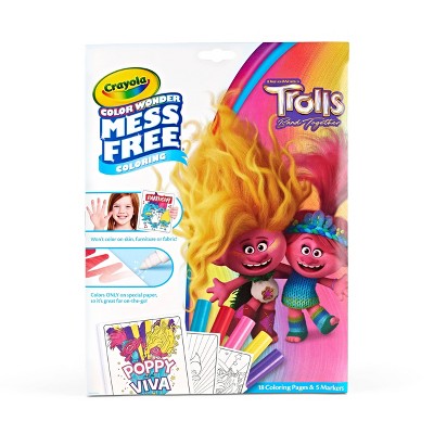 Crayola Color Wonder Trolls 3 Foldalope