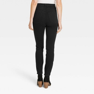 Women's High-Rise Skinny Jeans Universal Thread Black 16 Short