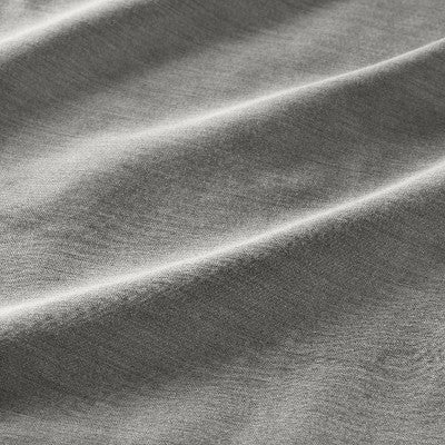 Full Easy Care Cotton Blend Sateen Flat Sheet Gray - Room Essentials