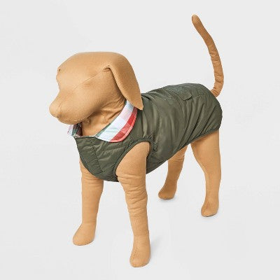 Reversible Plaid Dog Vest - Boots & Barkley M