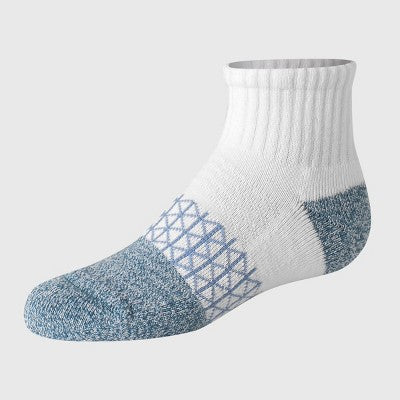 Hanes Boys' 4pk Absolute Active Ankle Socks - White S (4.5-8.5)
