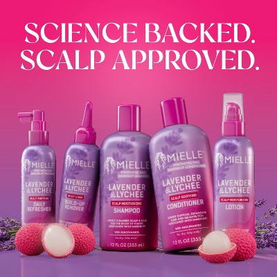 Mielle Organics Scalp Soothing Prewash - Lavender & Lychee - 4 fl oz: For Textured Hair, Liquid Hair Treatment, Soothing