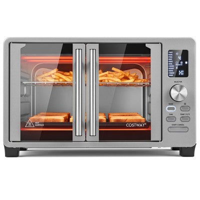 Costway 26.4 Quart French Door Convection Toaster Oven with 11 Presets, LED Display (LOCAL PICKUP ONLY)
