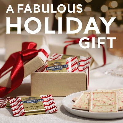 Ghirardelli Christmas Candy Chocolate Assorted Squares Bag - 4.5oz