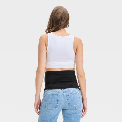 Bellaband Over Belly Maternity Support Belt - Isabel Maternity by Ingrid & Isabel Black S/M: Seamless, Solid Pattern, Recycled Nylon Blend