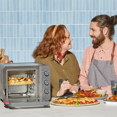 Instant Pot InstantHeat4 Slice Air Fryer Toaster Oven, 7-in-1, No Preheat Required Air Fry, Bake, Toast, Roast, Broil, Warm, and Make Pizza