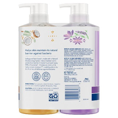 Safeguard Handwash - Notes of Lavender and Coconut - 15.5 fl oz/2pk