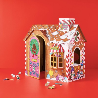 Christmas Craft Color-Your-Own Holiday Bakery Fort DIY Art Kit - Mondo Llama (Target Exclusive) (LOCAL PICKUP ONLY)