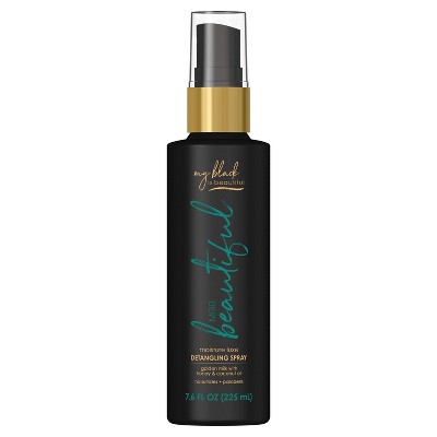 My Black is Beautiful Sulfate Free Moisturizing Luxe Detangler Spray with Golden Milk for Curly Hair-7.6 fl oz