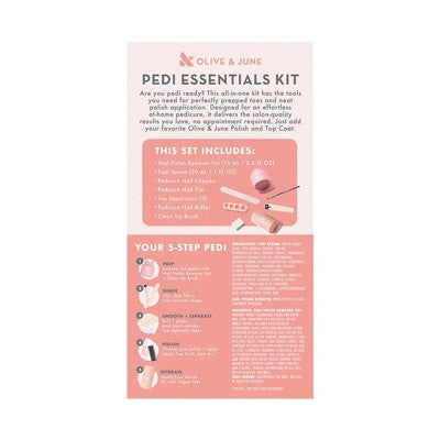 Olive & June Pedicure Kit - 8pc
