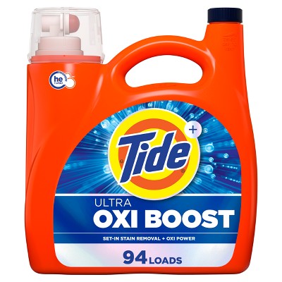 Tide Liquid Oxi Boost HE Laundry Detergent - 132oz