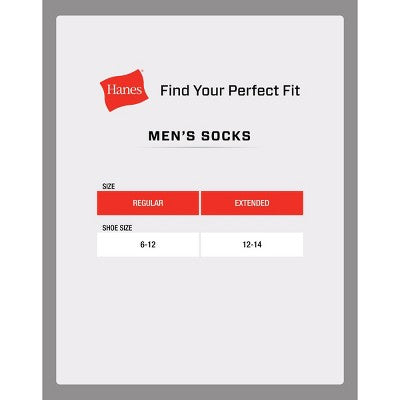 Hanes Men's Absolute Run Ankle Socks 3pk - Blue/White/Black 6-12